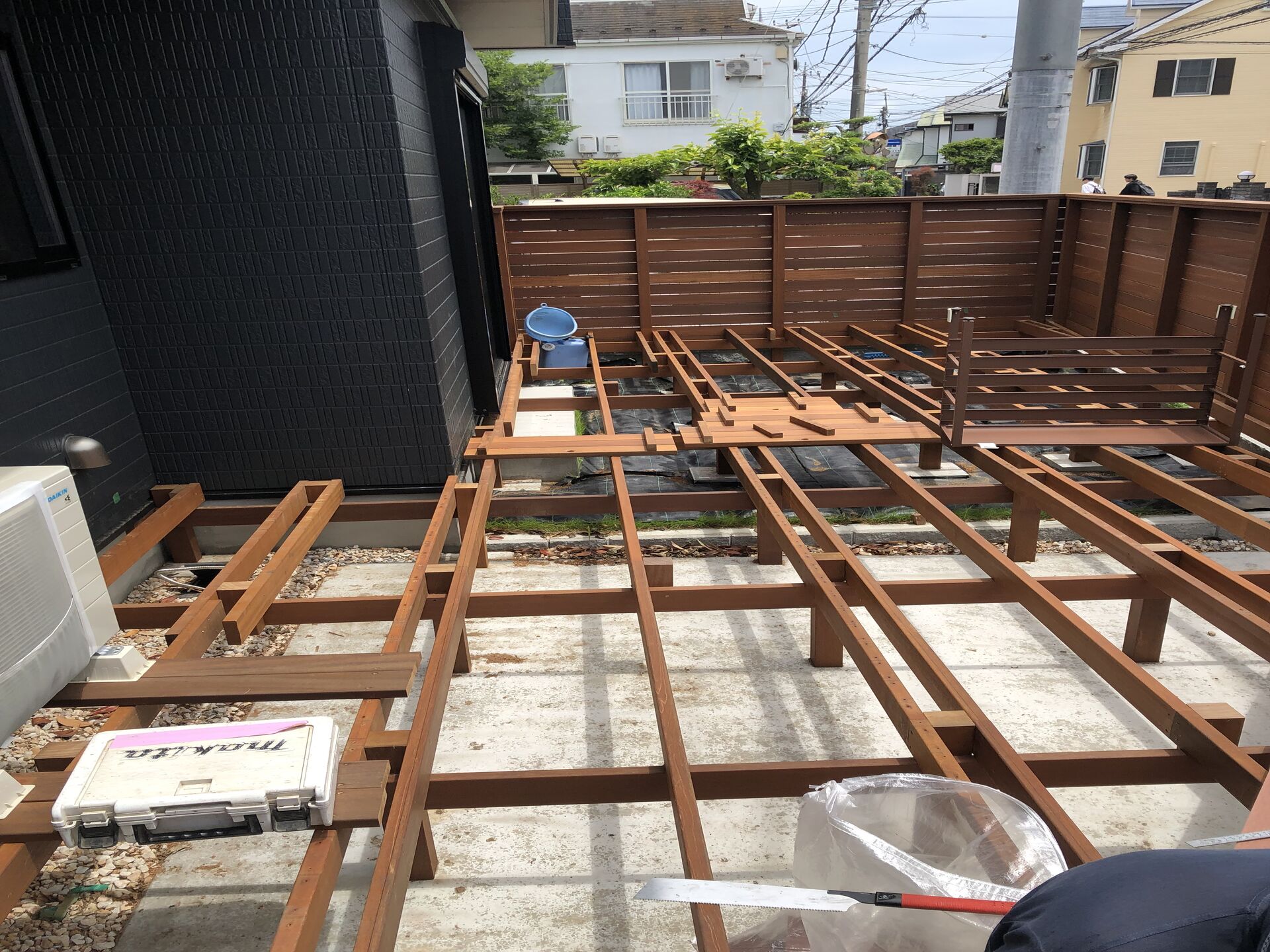 Ｍ保育園様　ウッドデッキ
